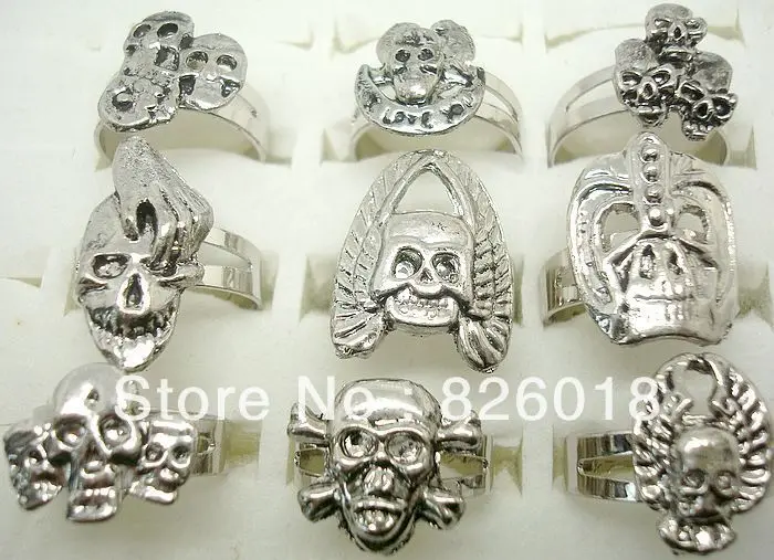 Ювелирные изделия 30 шт смешанный платиновое покрытие по-разному призрак