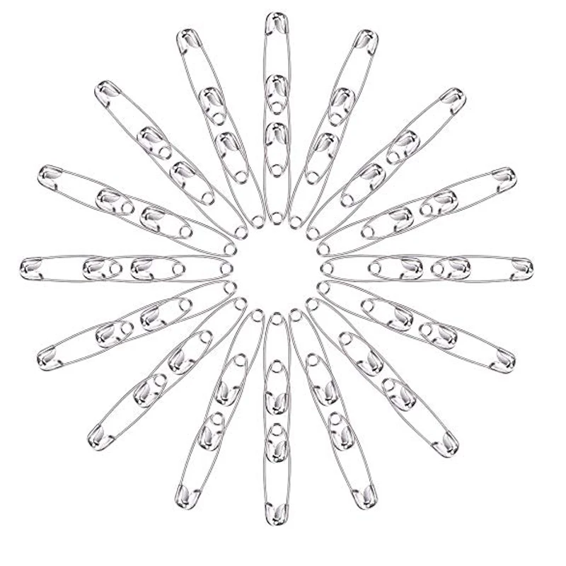 350PCS Premium Quality 4-Size Pack Of Safety Pins Best Sewing Accessories Kit For Baby Clothing Crafts & Arts | Дом и сад