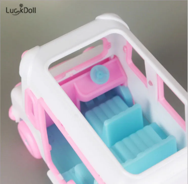 Модный новый мини автомобиль LUCKDOLL подходит для игрушечных кукол 11 8 дюйма