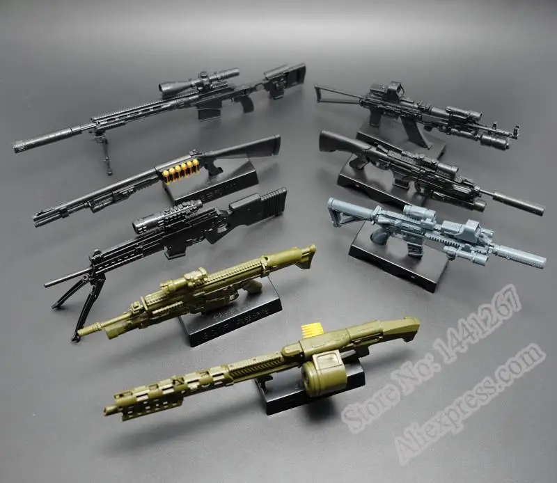 8 коробок 1:6 4D сборный пластиковый пистолет Модель 2 го поколения 1/6