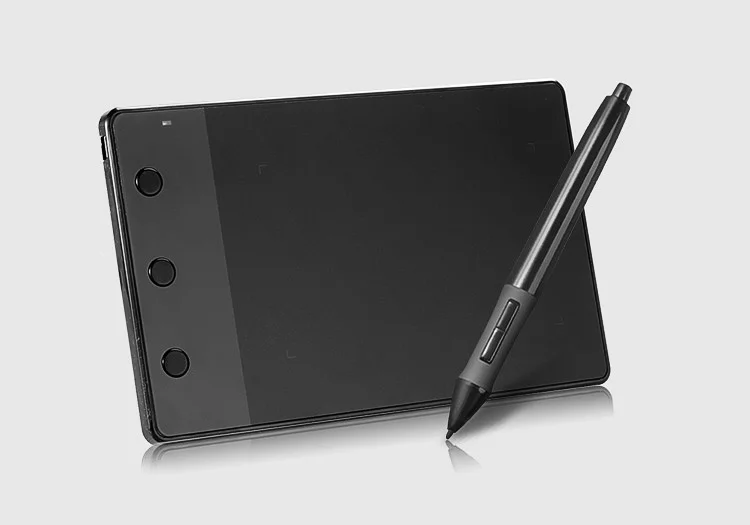 Huion H420 графический планшет художественная доска для рисования+ 10 дюймовая шерстяная подкладка сумка+ два пальца противообрастающая перчатка в подарок