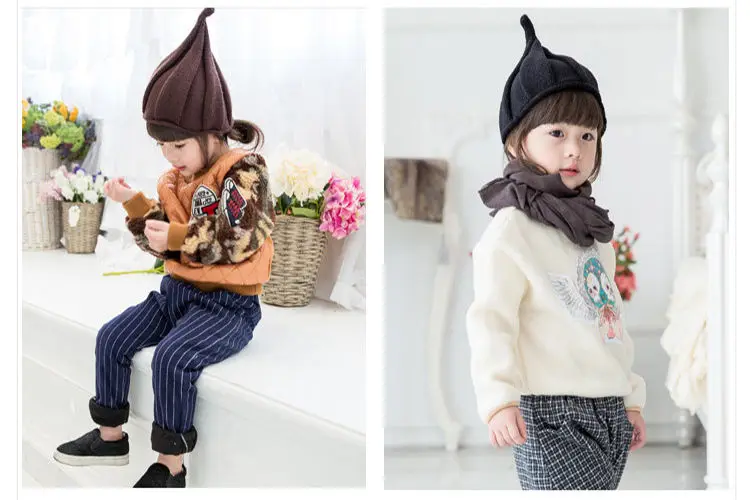 Новинка детская вязаная шапка зимняя для мальчиков и девочек плотная облегающая