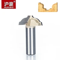 huhao 1pc 12 shank trimmer router bits for wood tungsten carbide woodworking engraving endmill chisel cupboard edge cutter