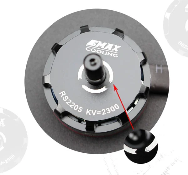 Двигатель EMAX RS2205 2300KV CW / CCW для FPV гоночного квадрокоптера мультикоптера|motor for|emax