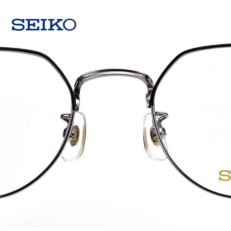 SEIKO оправа для очков для мужчин компьютерные очки женские голубые световые блокирующие очки(оправа+ Бонусные 1,60 линзы) H03098