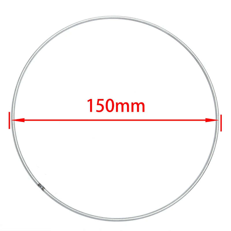 150mm BASEHOME 10 шт 100-400 мм большой размер мечта ловить круг кольца находки Висячие Круглые Железные круги соединитель индийская Сеть Ювелирные изделия DIY - Цвет: 150mm