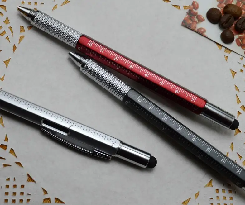 1 шт 7 цветов современный дизайн шариковых ручек многофункциональный