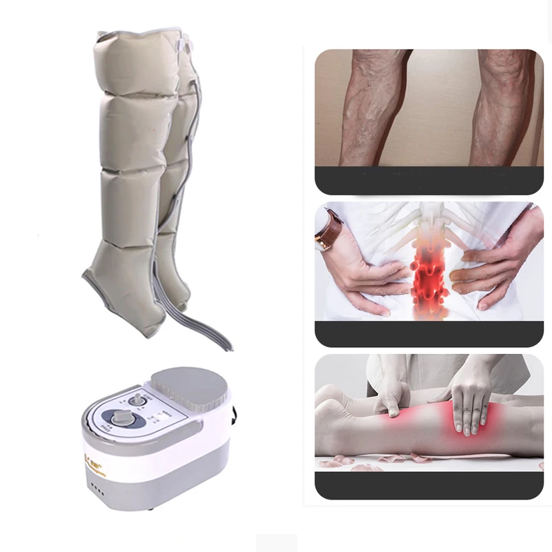 Пневматический электрический массажер для ног разминания пневматическая волна