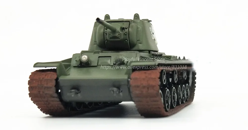 1: 72 модель тяжелого танка советской KV-1 во время Второй мировой войны трубач, готовый продукт 36290 Коллекционная модель