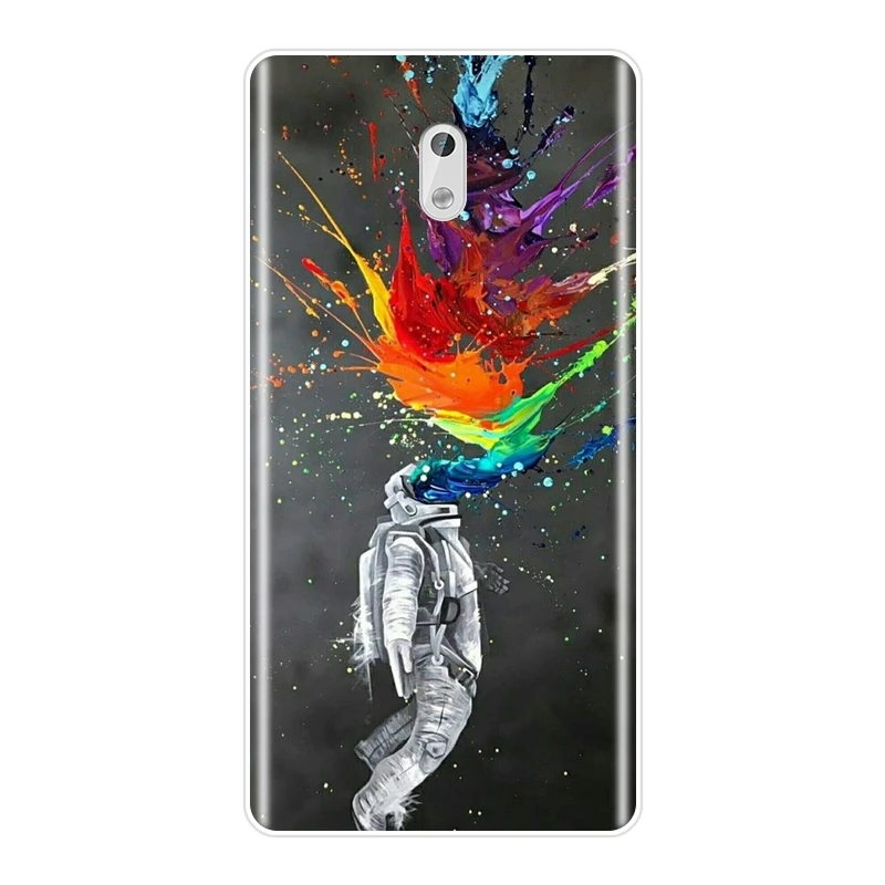 Чехол Colorfu для мальчиков Nokia 8 6 5 3 2 1 мягкий силиконовый космический крутой мужской