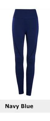 navy blue Женские Штаны Для Йоги, леггинсы для бега, спортивная одежда для фитнеса, одежда для женщин, эластичная Спортивная одежда для спортзала, YLP053 - Цвет: navy blue