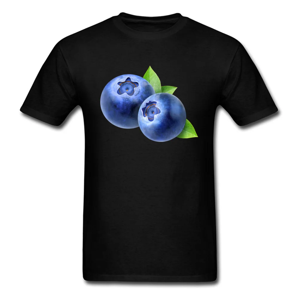 Мужская хлопковая футболка с коротким рукавом и вырезом лодочкой Normal blueberry Funky ко