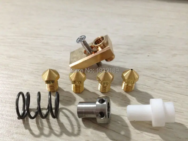 JennyPrinter for UM2+ Olsson Block Nozzle Heated Hotend Kit for 3.00mm Filament 3D Printer DIY Part JennyPrinter for UM2+ Olsson Block Nozzle Heated Hotend Kit for 3.00mm Filament 3D Printer DIY Part