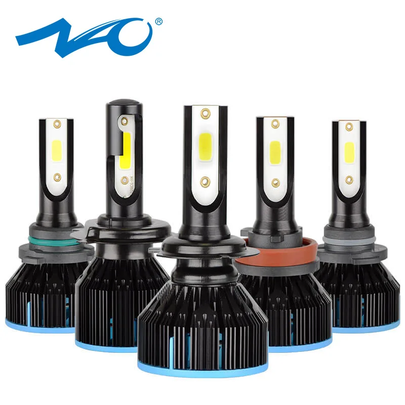 NAO h7 led h4 bulb h1 lamp for auto h11 car headlight 12V motorcycle light hb4 9006 Car Accessories hb3 9005 h9 h8 6000K | Автомобили и