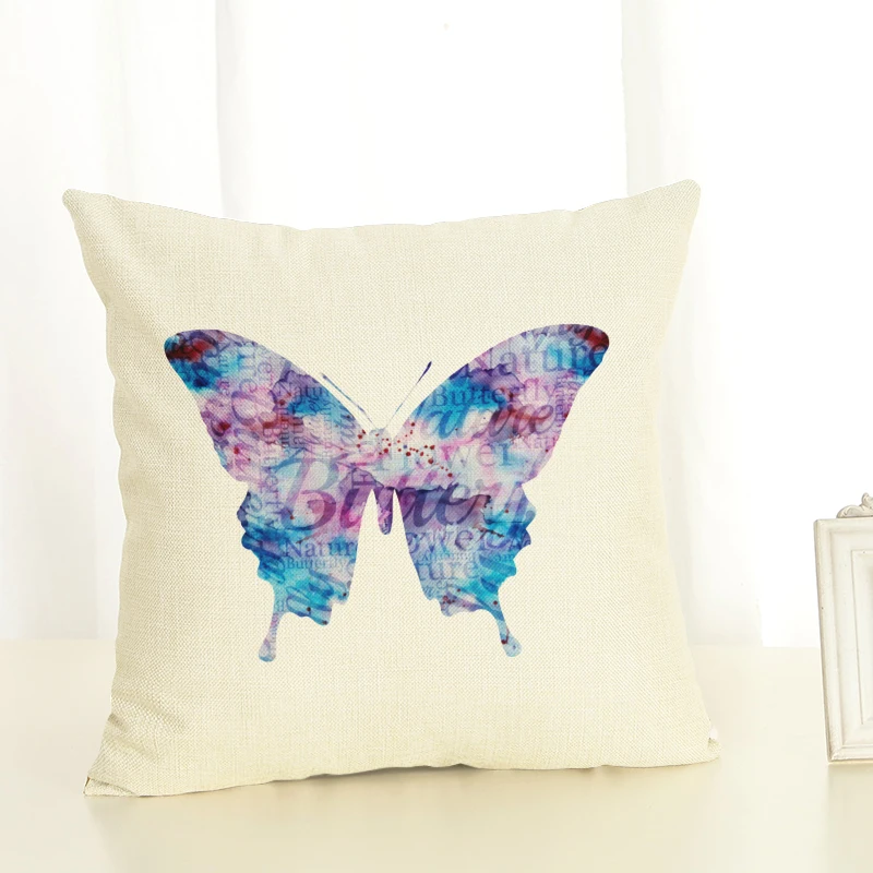 Новые акварельные серии бабочек для украшения дома диванные подушки комплекты