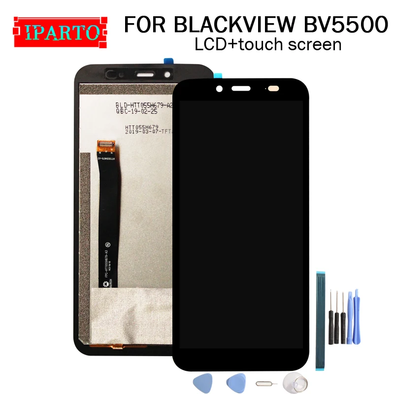 5 дюймовый ЖК дисплей BLACKVIEW BV5500 с внутренним диагональю дюйма оригинальный