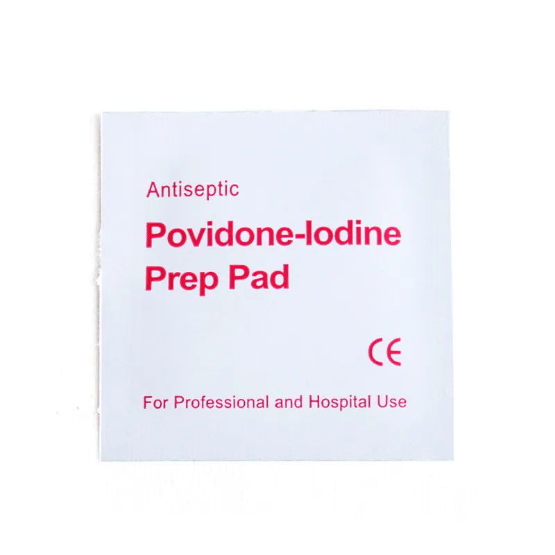 20 50 100шт. Povidone Lodine Prep Pad герметичная Стерильная дезинфекция ран для дома