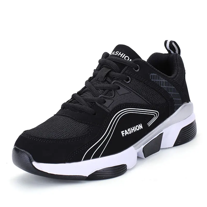 Мужские легкие кроссовки на плоской подошве сетчатые дышащие для прогулок