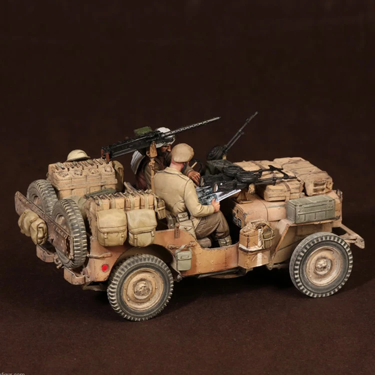 1/35 Смола вторая мировая война армия Современная Южная Африка джип машина военная