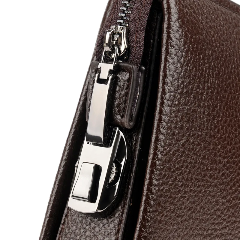 Pochettes мужские кошельки роскошный большой многофункциональный клатч billeteras para hombre мужской пароль Противоугонная сумка для телефона из натуральной кожи