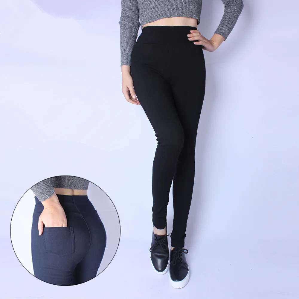 Осенне-весенние Стильные женские леггинсы с высокой талией размера плюс 5XL