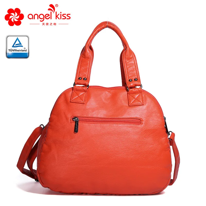 Angelkiss брендовые Промытые Сумки из искусственной кожи высокого качества