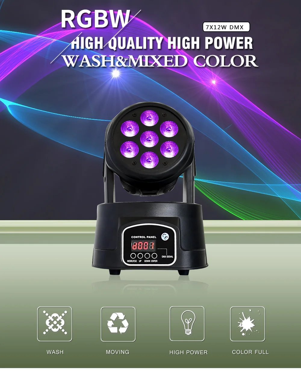 Lyre spot led wash stage equipment quad mini led moving head light 7x12w для rgbw светодиодный диско-свет