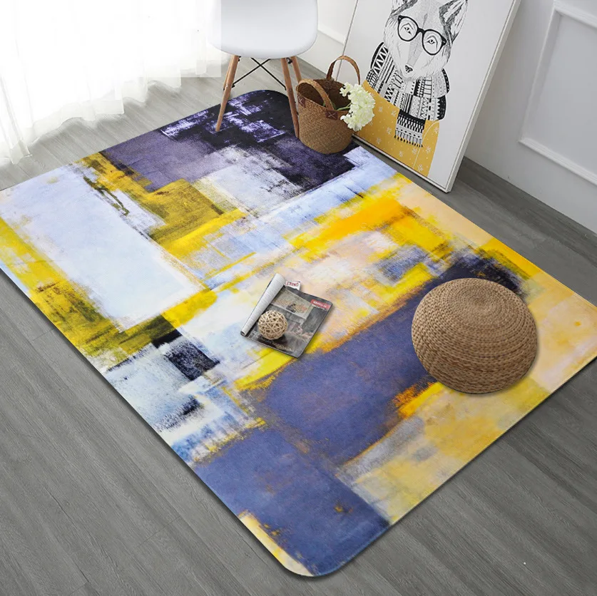 

Modern Soft Large Carpets For Living Room Bedroom Kid Room Rugs Home Carpet Floor Door Mat Fashion Abstract Delicate Area Rug