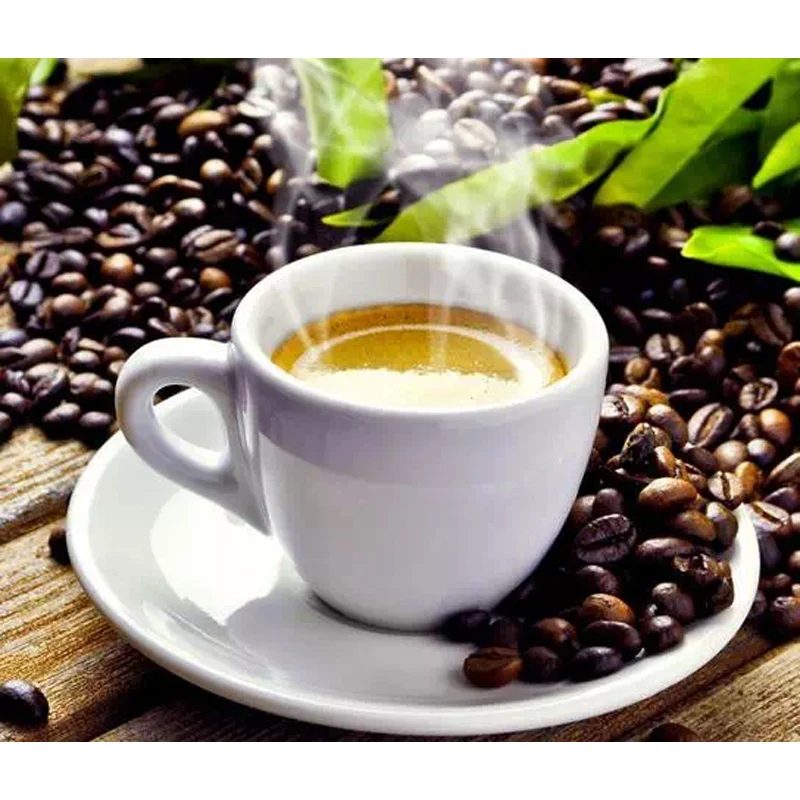 Фон для фотосъемки в классическом ностальгическом стиле кофейные зерна