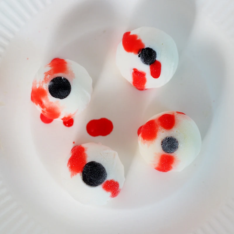 Nicole Silicone Mold Eyeball Shape for Ice Cream Mousse Cake Tool Halloween Theme Handmade Soap Mould | Дом и сад