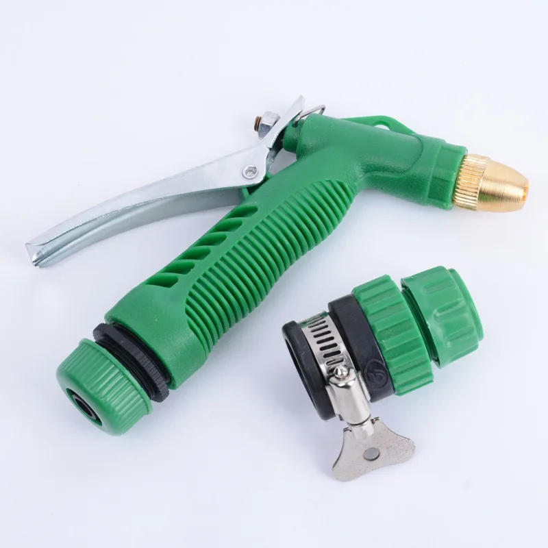 

high pressure washer Green multi-function connector green plastic car wash water gun set Watering flowers car accessories