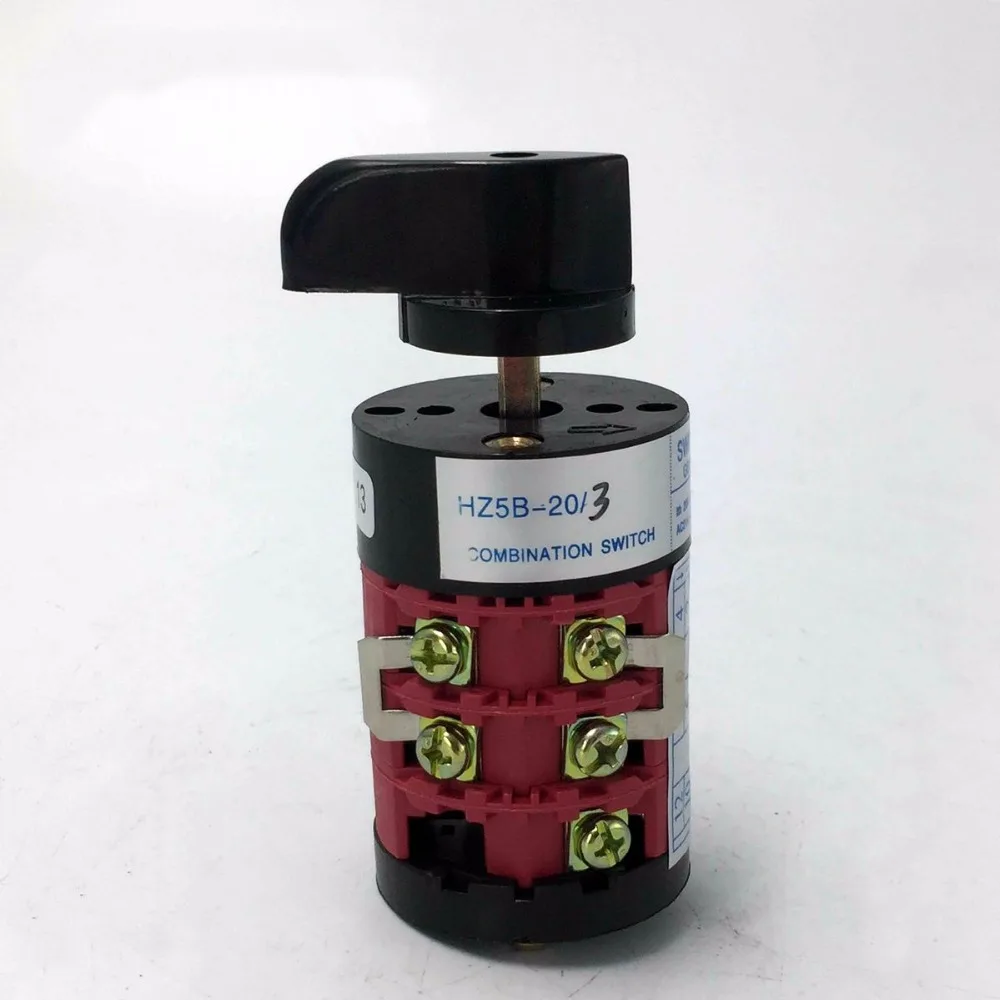 Hz5b 20/3 вращающийся переключатель 3 архивов gules Управление электрических машин