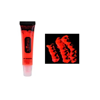 Orange Бренд imagic, 12 цветов, флеш-Палитра для тату, краска для лица, для тела, масляное размазывание, стойкий блеск, краска для тела, тату для лица, инструмент для макияжа, художественный инструмент - Цвет: Orange