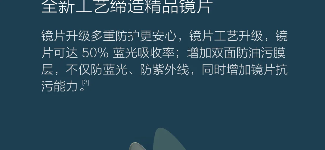 Xiaomi Mijia анти-bluray очки Pro 50% Blueray Блокировка скорость Двусторонняя анти-масло Tr90 рамка научная защита глаз