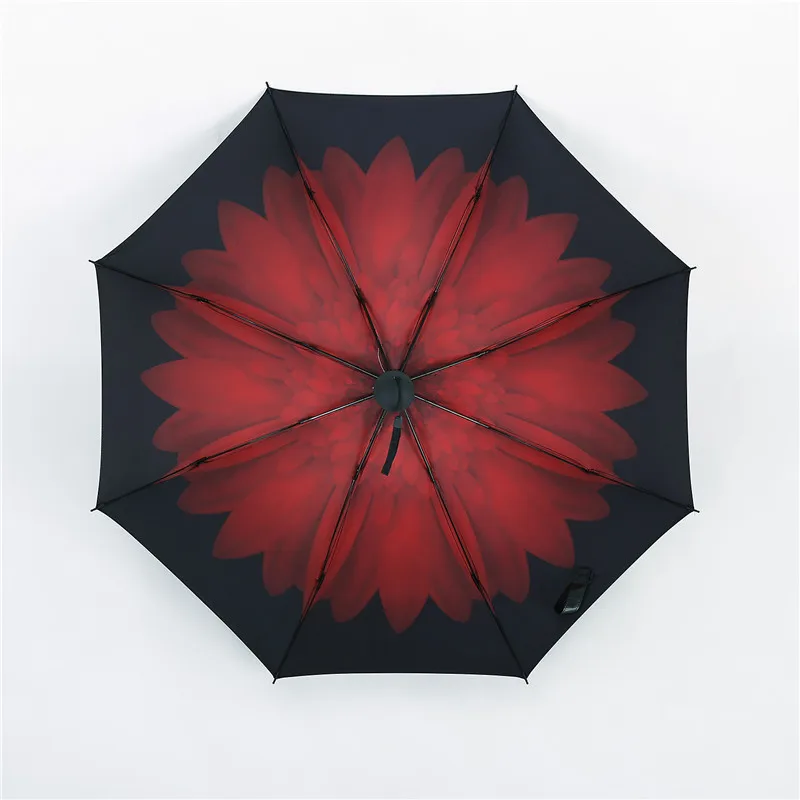 Женский Свадебный зонт от дождя креативный солнца и УФ лучей Складывающийся с 3D