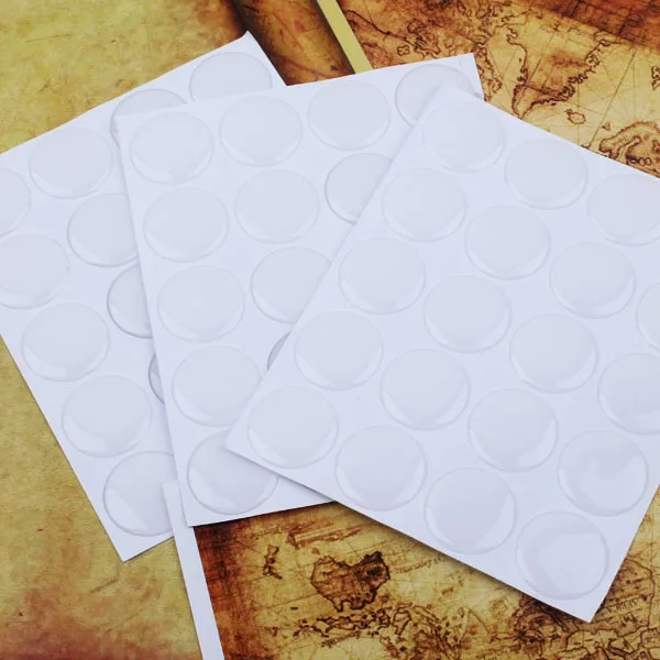 500pcs 1 inch epoxy stickers adhesive circle Self Adhesive Stickers 3D effect Clear Round Epoxy Domes | Украшения и аксессуары