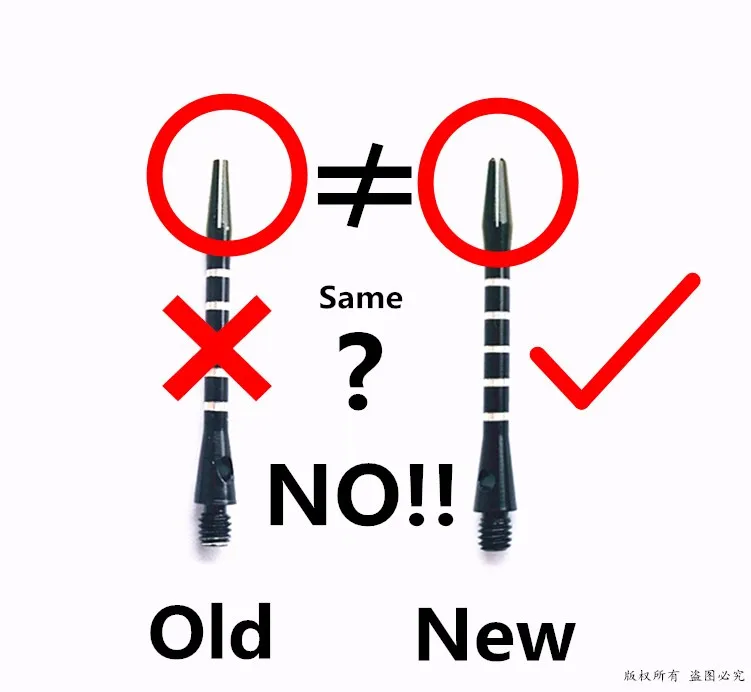 Новинка Дартс из алюминиевого сплава валы дизайн с 5 полосками 3 цвета черный