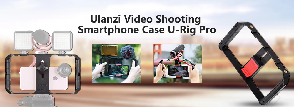 Чехол для смартфона Ulanzi для видеосъемки с 3 горячими креплениями для микрофона, светильник для BOYA Micro Ulanzi для facelook live