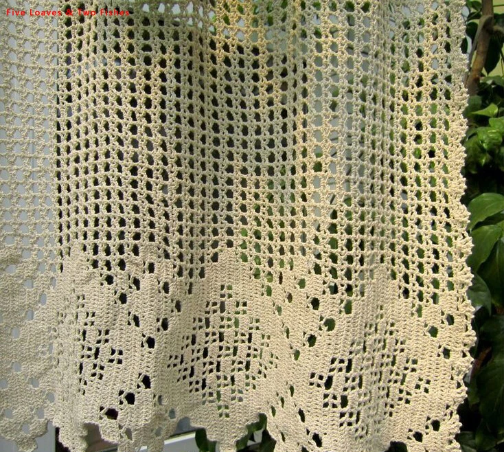 Рождественские украшения выполнена крючком цветок бежевый Шторы Кофе полу полые