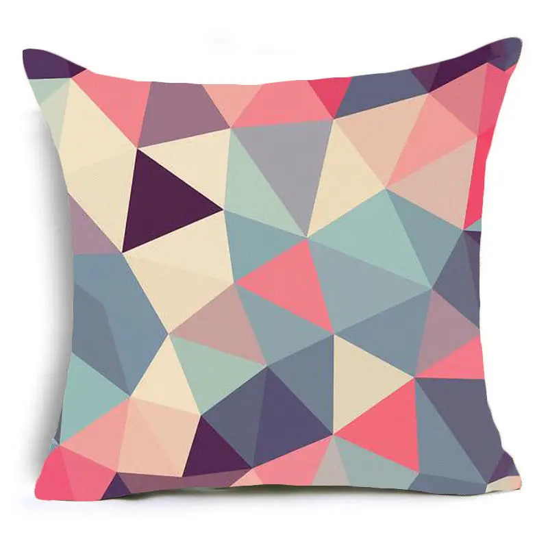 Monily скандинавские красочные геометрические льняные наволочки для спальни