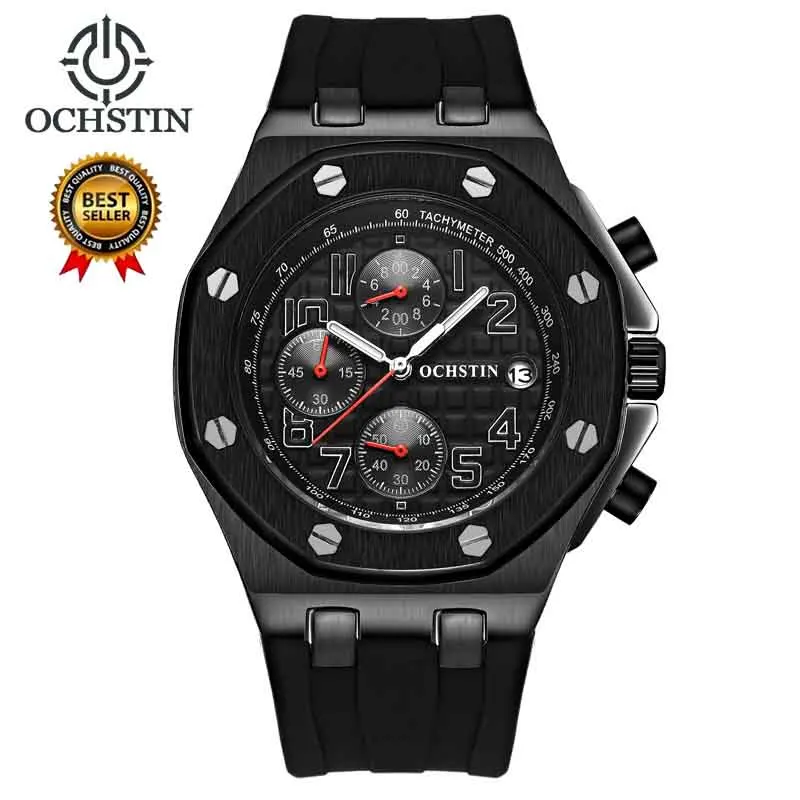 OCHSTIN бренд часы мужские подлинной пояса Водонепроницаемый Бизнес Смотреть Мода