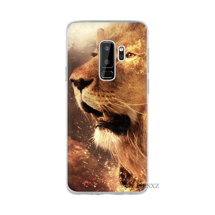 Чехол для мобильного телефона Desxz с изображением головы льва обои Samsung Galaxy A10 A30 A40