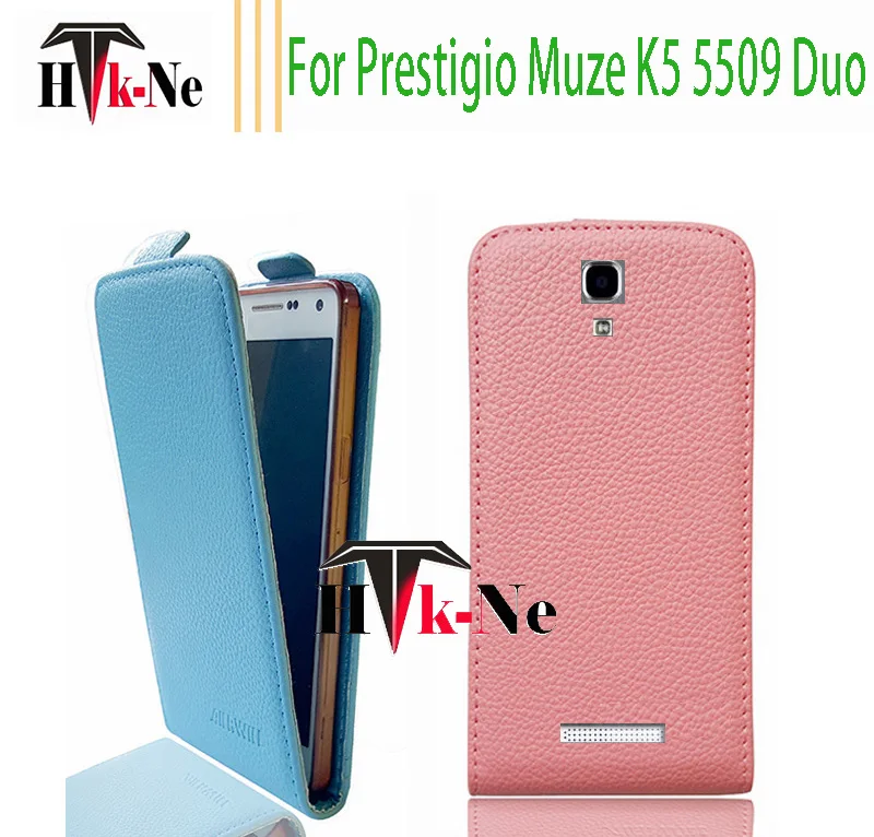 Aierwill Новый Высокое Качество Оригинала PU Кожаный Чехол Для Prestigio Muze K5 5509 Duo Открыть