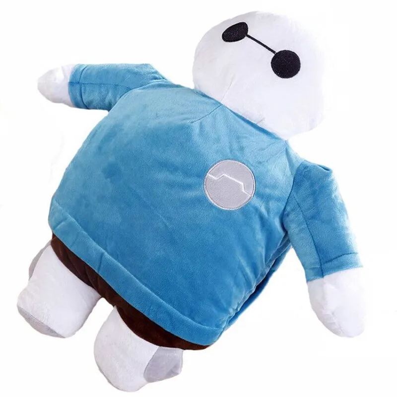 Мультфильм Baymax перезаряжаемая Горячая форма бутылки для воды милый фланелевый
