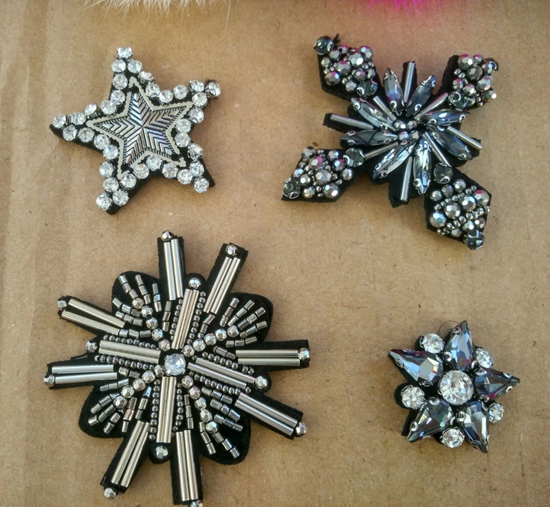 5 шт. аппликация для одежды обуви сумки|beaded patches|decorative patchespatches for clothing |