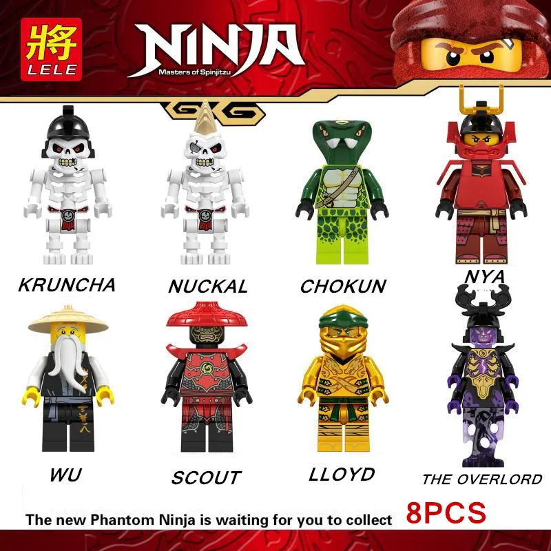 Ninjagoed 2019 фигурки комплекты Ллойд Wu кожу змеи сапожки в грохочущий фехтовальщик