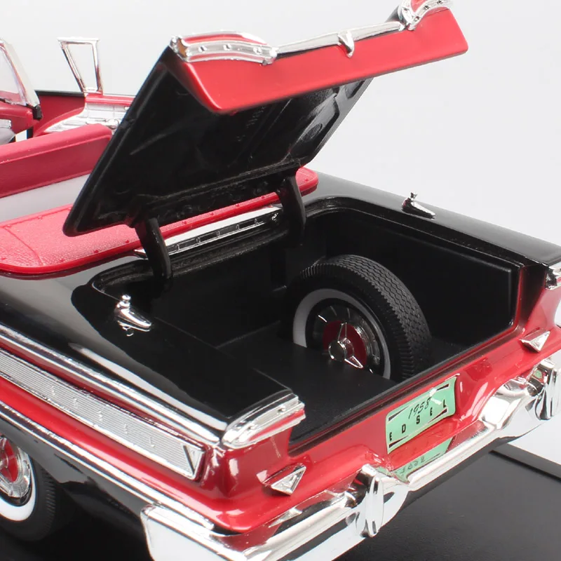 Классические детские 1 18 брендов большой Ford Edsel цитирования 1958 г. Модели-трансформер металлическое ведро литой автомобиль реплики подарки хобби