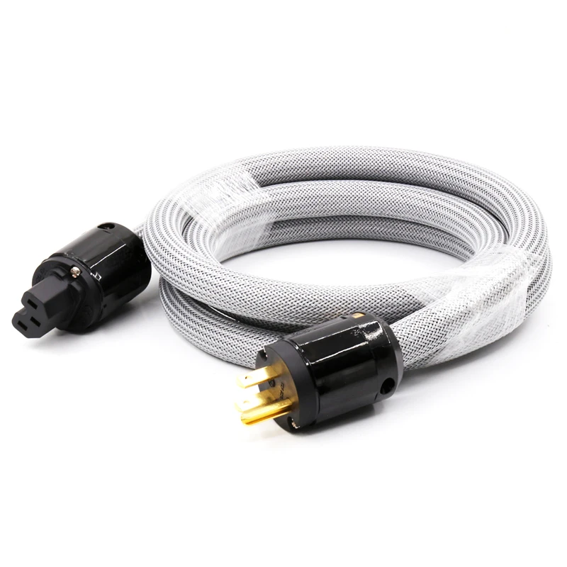 Hi end 1 2 м шнур питания переменного тока США аудиофил HiFi аудио удлинитель Кабель P 029