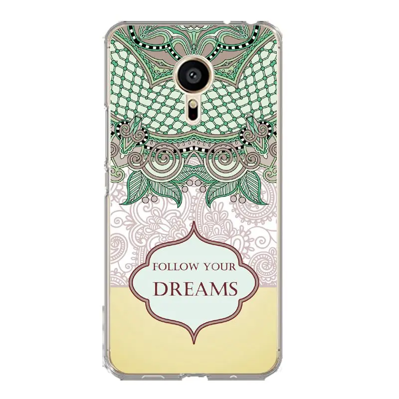 Mandala Soft Clear TPU Phone Case For meilan MX6 pro6 U20 U10 A5 M5 M5S E E2 Fruit Flora Printed Coque Funda Cover Free Shipping | Мобильные
