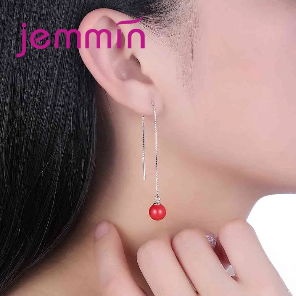 Женские серьги из серебра с фианитом|Серьги-подвески| |